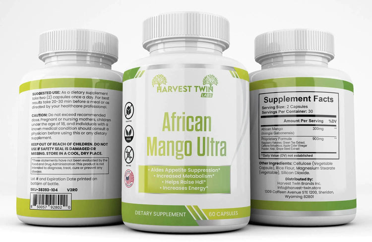 African Mango Ultra Weight Loss Supplement GLOWLAB
