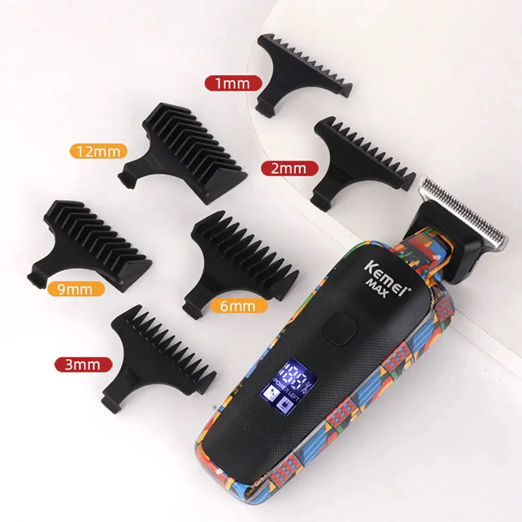 NNEOBA Hair Trimmer for Men 0mm T-Blade Electric Clipper Beard Razor Black-2