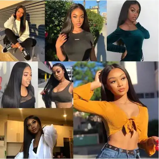 Wigs, Real Human Hair Weaves GLOWLAB