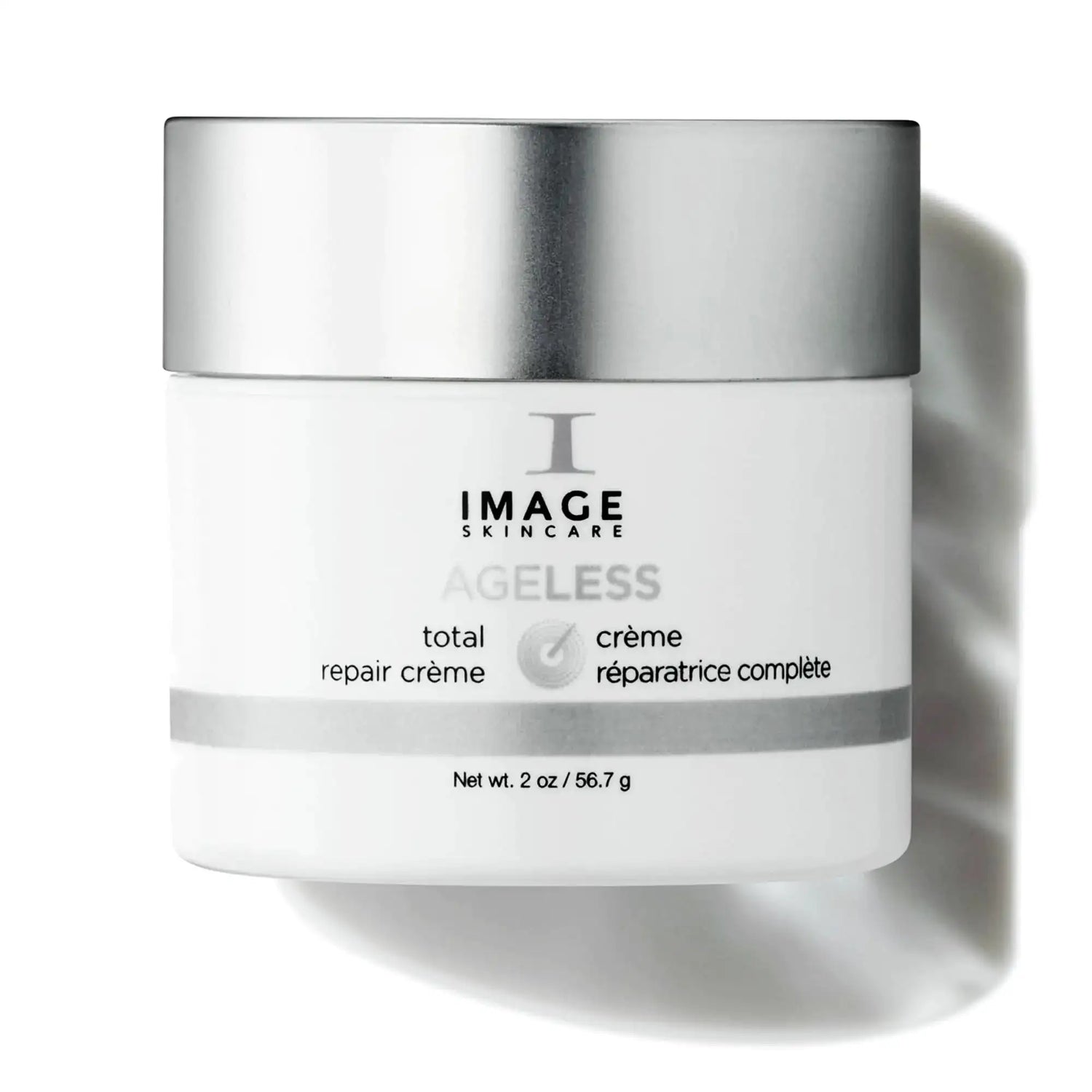 IMAGE Skincare AGELESS Total Repair Crème Facial Night Cream Moisturizer with Hyaluronic Acid and Shea Butter 2 oz GLOWLAB