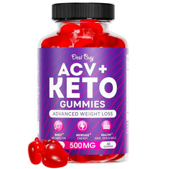 Keto ACV Gummies for Weight Loss Advanced Formula 1000mg Per Serving Detox Clean GLOWLAB