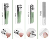 NNEDSZ 18-Piece Manicure and Pedicure Set - Stainless Steel Nail Clipper Kit | Professional Nail Care Grooming Tools | Compact Portable Case-2