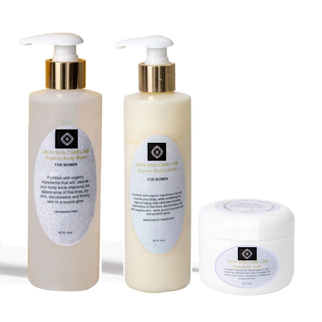 ORGANIC THREE STEP BODY CARE SYSTEM -  Four Fragrances - for WOMEN-0