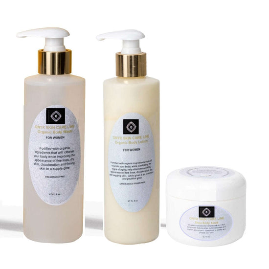 ORGANIC THREE STEP BODY CARE SYSTEM -  Four Fragrances - for WOMEN-0